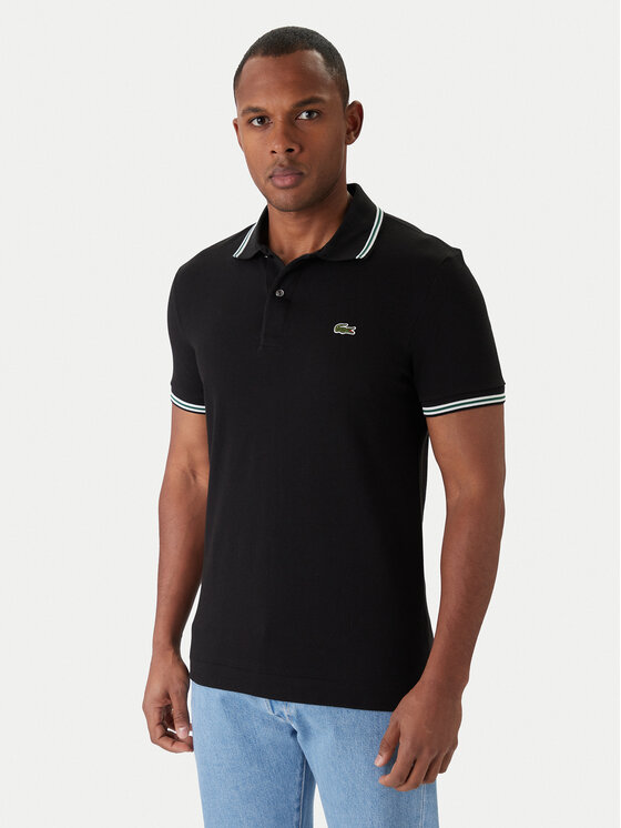 Lacoste Lacoste Поло PH9875 Чорний Regular Fit