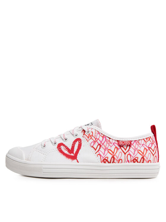 Skechers Tornacipő Skechers All Corazon 113952/WRPK Fehér