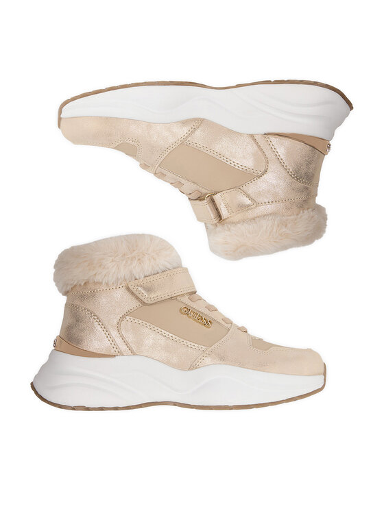 Guess Gležnjarji Guess CEO-CP40GG25W2026 Bež