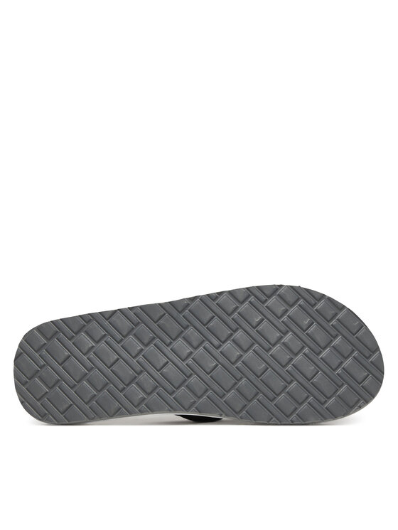 Tommy Hilfiger Infradito Tommy Hilfiger Patch Hilfiger Beach Sandal FM0FM05804 Nero