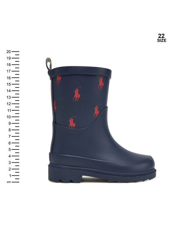 Polo Ralph Lauren Gumáky Polo Ralph Lauren Misty Rain Boot RL03460410 Tmavomodrá