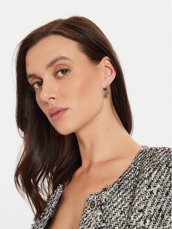 Guess Náušnice Guess JUBE04 615JW Strieborná