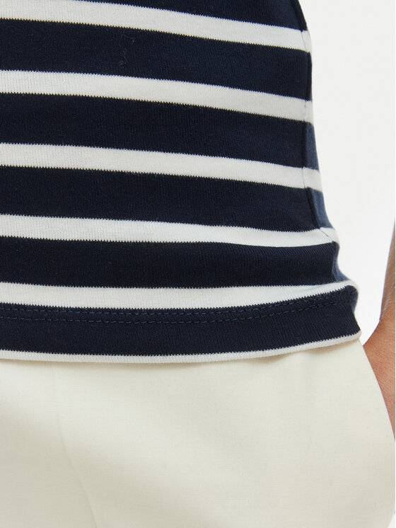 Tommy Hilfiger Tommy Hilfiger Top WW0WW47806 Azul marino Slim Fit