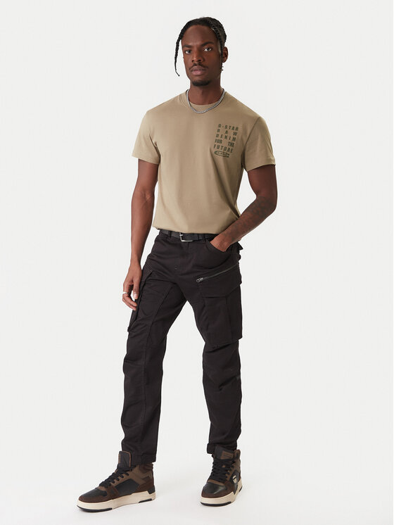 G-STAR G-Star Raw Футболка Text Chest D25968-C506 6057 Зелений Regular Fit