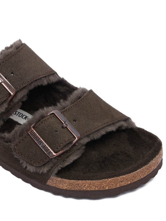 Birkenstock Шльопанці Birkenstock Arizona Shearling 1020528 Коричневий