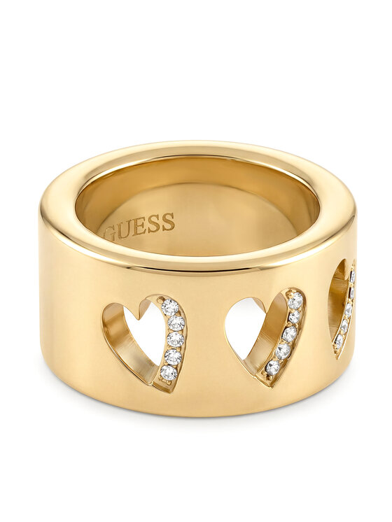 Guess Кільце Guess JUBR06 086JW Золотий