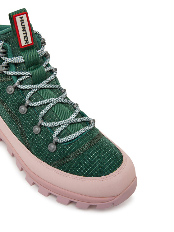 Hunter Turistická obuv Hunter Womens Travel Explorer Boot WFS2336REN Zelená