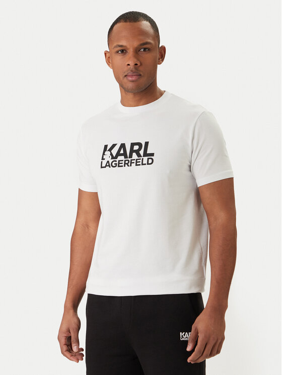 KARL LAGERFELD KARL LAGERFELD Camiseta 755780 500235 Blanco Regular Fit