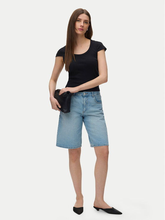 Vero Moda Vero Moda Camiseta Chloe 10344953 Negro Slim Fit