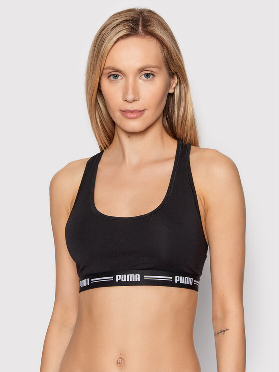 Puma Puma Top de sujetador Racer Back 907862 Negro