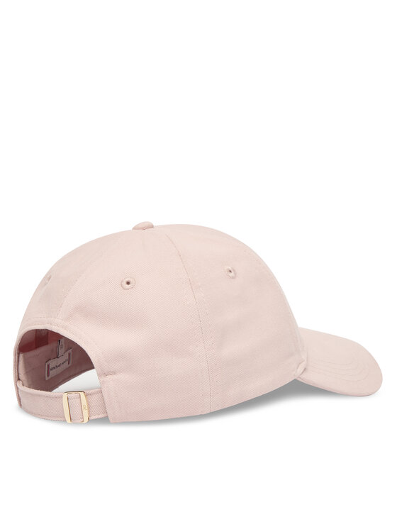 Tommy Hilfiger Cepure ar nagu Tommy Hilfiger Th Elevated Chic Cap AW0AW17631 Rozā