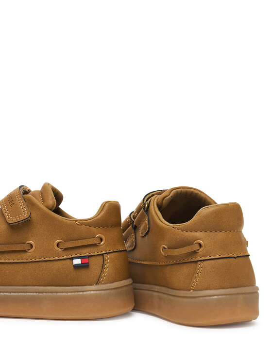 Tommy Hilfiger Félcipő Tommy Hilfiger Hector T1X4-35221-0315 M Világosbarna