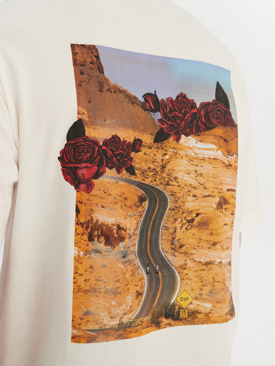 HUGO HUGO Camiseta Domans 50564642 Écru Oversize