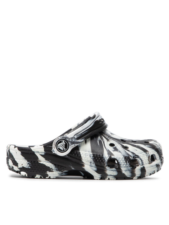 Crocs Papucs Crocs Classic Marbled Clog 207464 Fekete