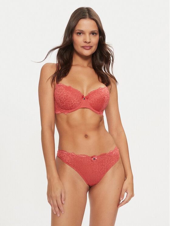 Hunkemöller Hunkemöller Tanga Marine 206318 Piros