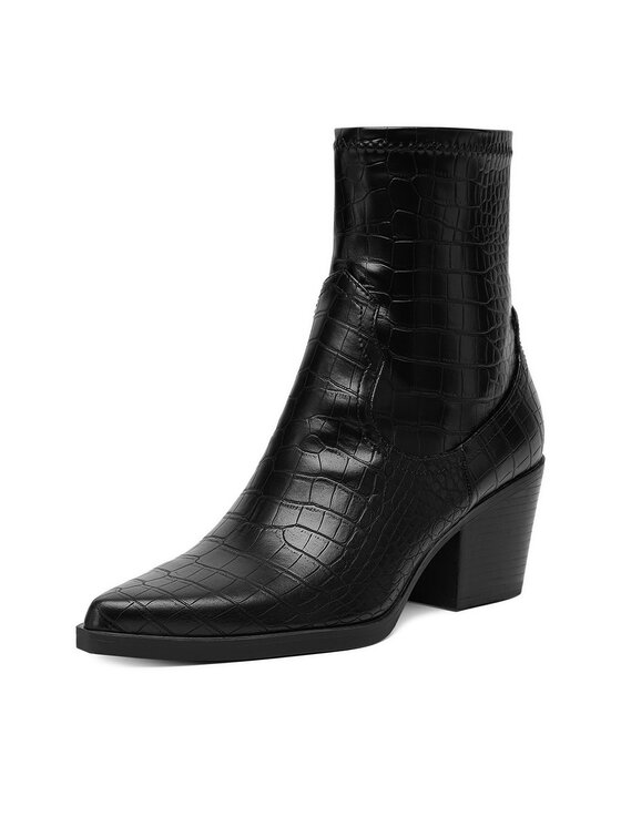 DeeZee Īsie zābaki DeeZee BZRB0184-7 Melns