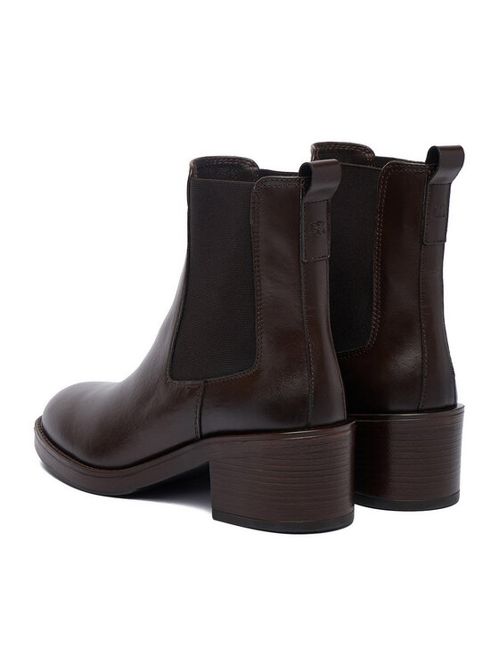 GINO ROSSI Gležnjarji Chelsea GINO ROSSI C-25780NB-KELLY Temno rjava