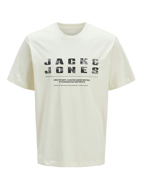 Jack & Jones Jack & Jones Футболка Recharge 12274716 Бежевий Relaxed Fit