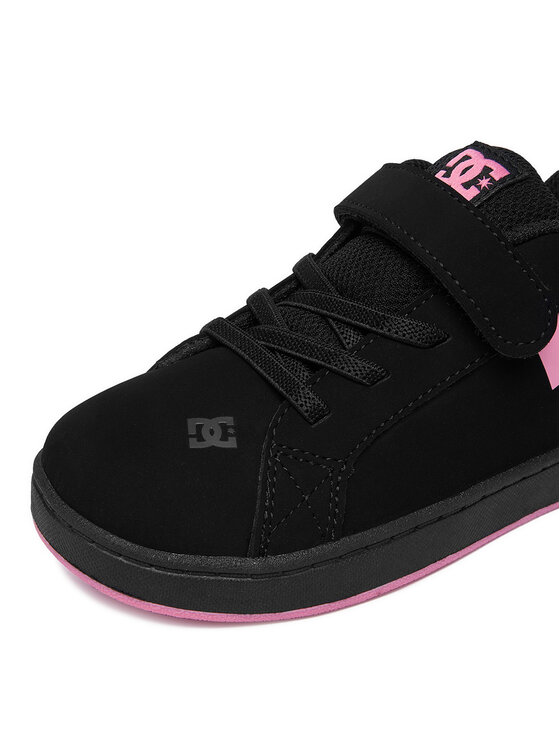 DC Shoes Снікерcи DC Shoes EO-COURT GRAFFIK ELASTIC TODDLER DC02547003 Чорний