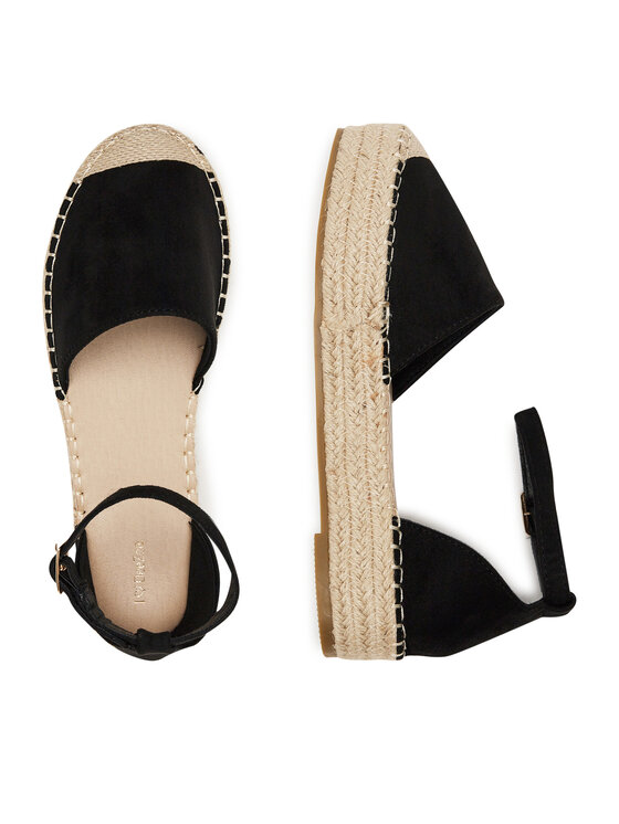 DeeZee Espadrilles DeeZee WSS990-215 Fekete