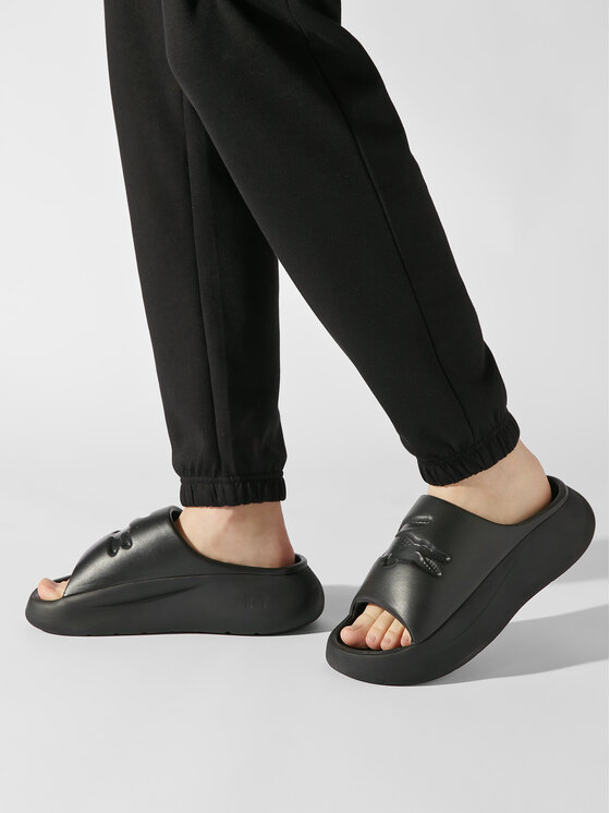 Lacoste Iešļūcenes Lacoste Croco 3.0 123 1 Cma 745CMA000402H Melns