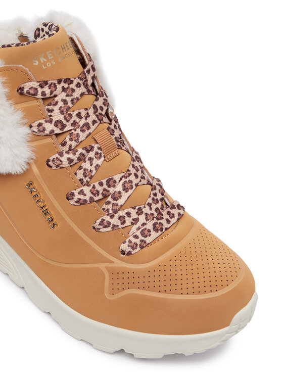 Skechers Kotníková obuv Skechers Uno Lite 310817L/CSNT Světle hnědá
