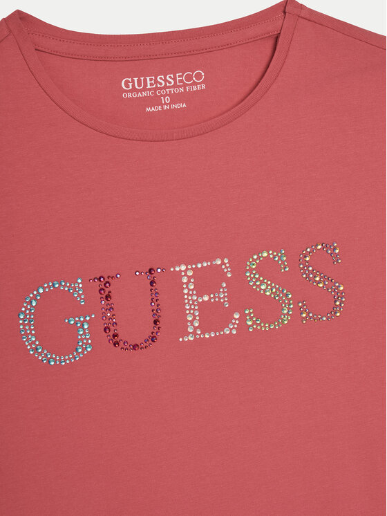 Guess Guess Футболка J5GI38 J1314 Оранжевий Regular Fit