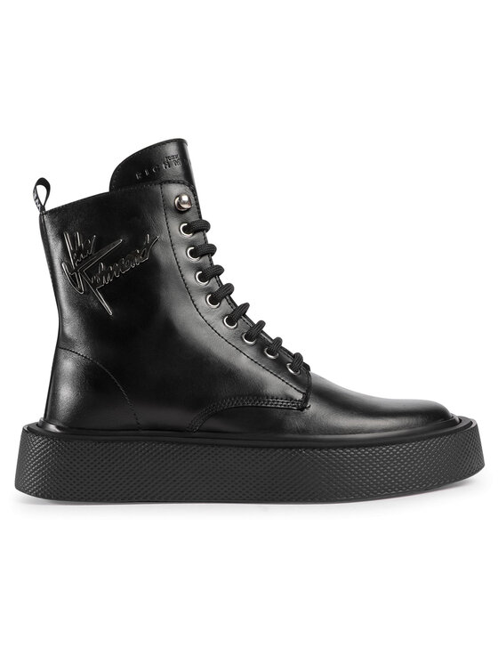 John Galliano Ghete John Galliano 3057 B Negru