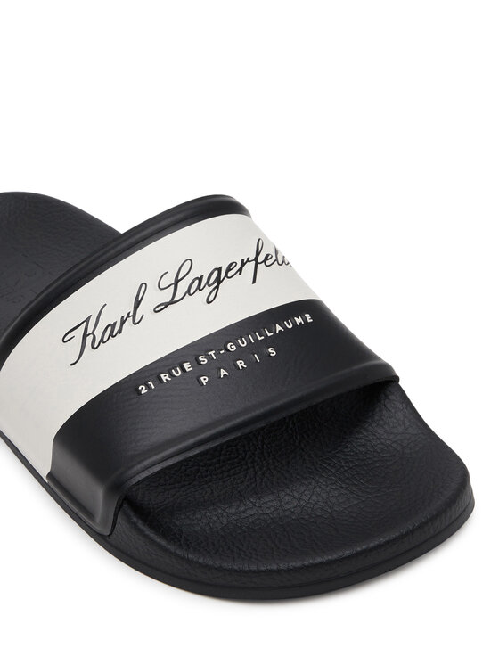 KARL LAGERFELD Шльопанці KARL LAGERFELD Kondo 2.0 KL80923 Чорний