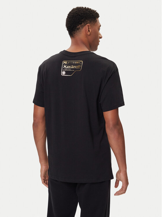 Plein Sport Plein Sport Футболка FAEC MTK8373 STE001N Чорний Loose Fit