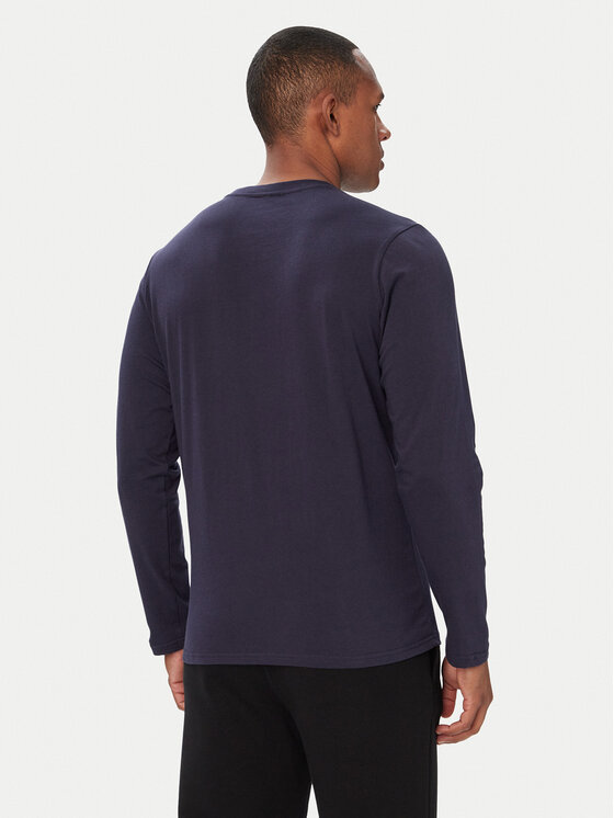 Kappa Kappa Majica dugih rukava 382J2RW Tamnoplava Regular Fit