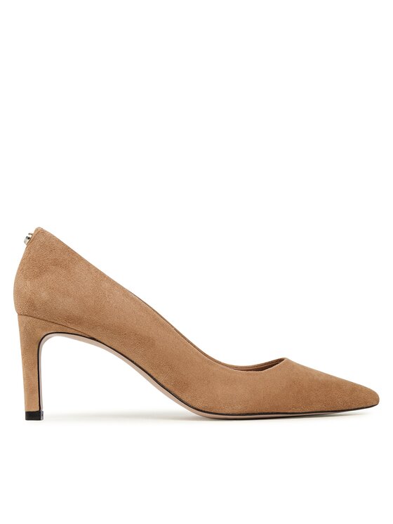 Pantofi cu toc subțire Boss Janet Pump 70 50498810 10245677 01 Bej