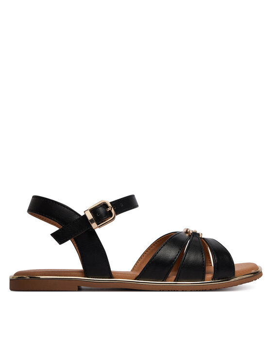 Tommy Hilfiger Sandály Tommy Hilfiger T3A2-34280-0326 M Černá