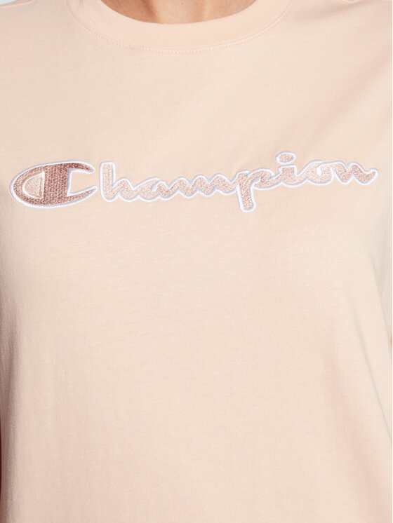 Champion Champion T-Shirt Big Script Logo 115496 Πορτοκαλί Regular Fit