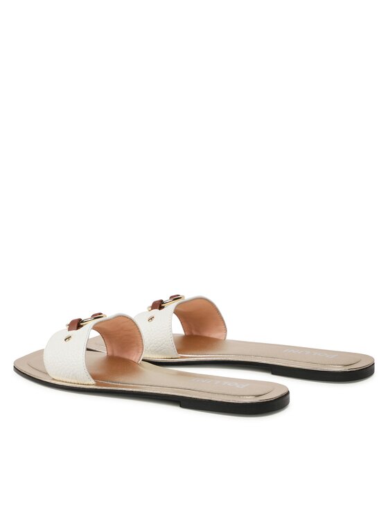 Pollini Şlapi Pollini SA28030C1GTD212A Alb