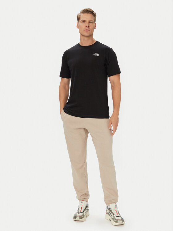 The North Face The North Face Marškinėliai Evolution Simple Dome NF0A8CZ2 Juoda Regular Fit