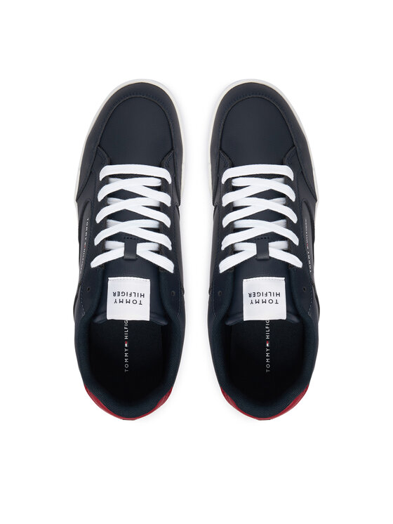 Tommy Hilfiger Сникърси Tommy Hilfiger Lo Pro Cupsole Perf Leather FM0FM05944 Бял