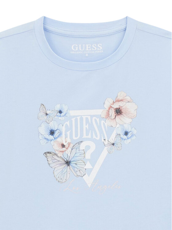 Guess Guess Camiseta J6RI32 K6YW4 Celeste Regular Fit