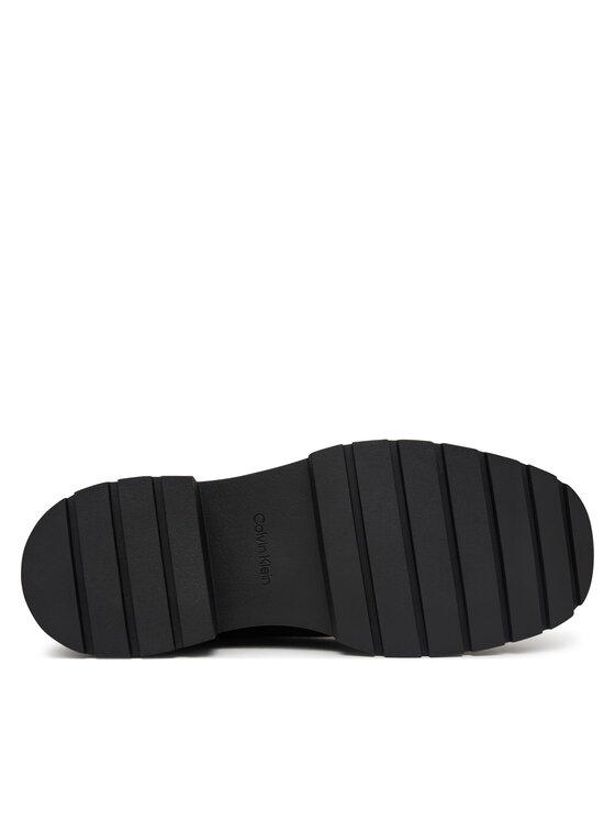 Calvin Klein Боти Calvin Klein Chunky Zip Boot Mat Mix Aop Em HW0HW03205 Тъмнокафяв