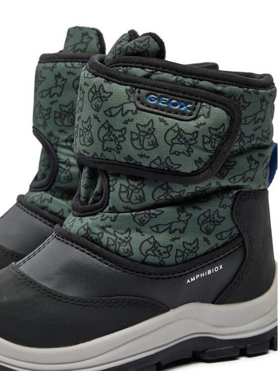 Geox Čizme za snijeg Geox B Flanfil Boy B Abx B263VE 0BCMN C9358 M Crna