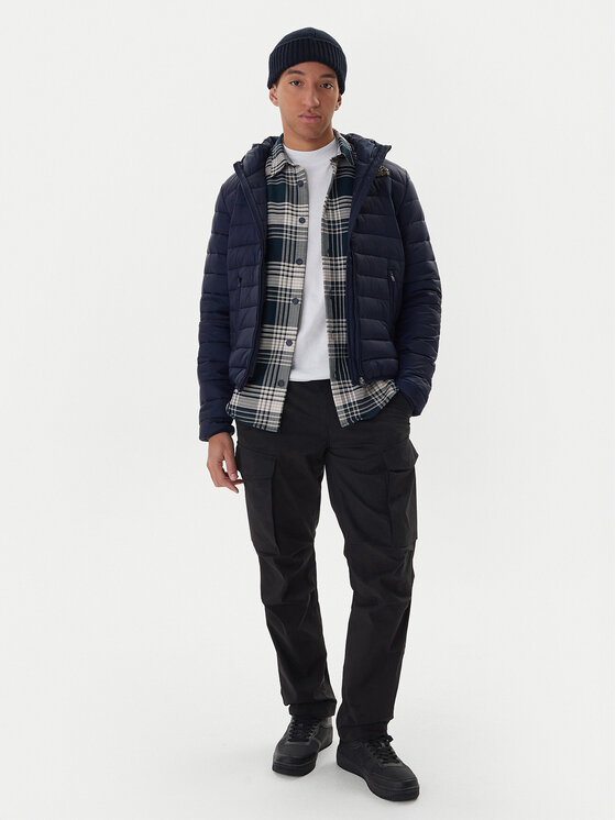 Kappa Kappa Демісезонна куртка Logo Astrom 34243TW Cиній Regular Fit