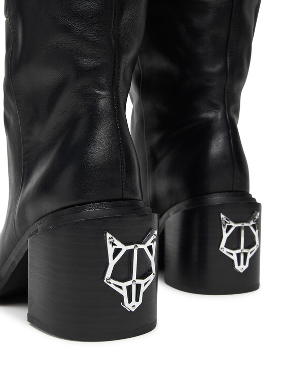 Naked Wolfe Čižmy Naked Wolfe Nature Nappa Prince Čierna