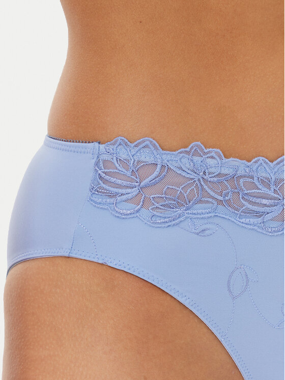 Hunkemöller Hunkemöller Mutande classiche a vita alta Diva 301190 Celeste