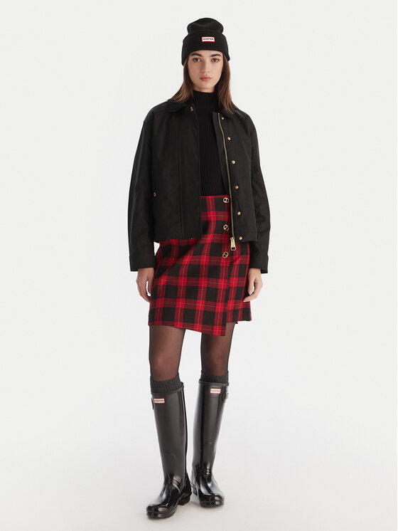 Hunter Hunter Демісезонна куртка Leith HARW0065251 Чорний Oversize