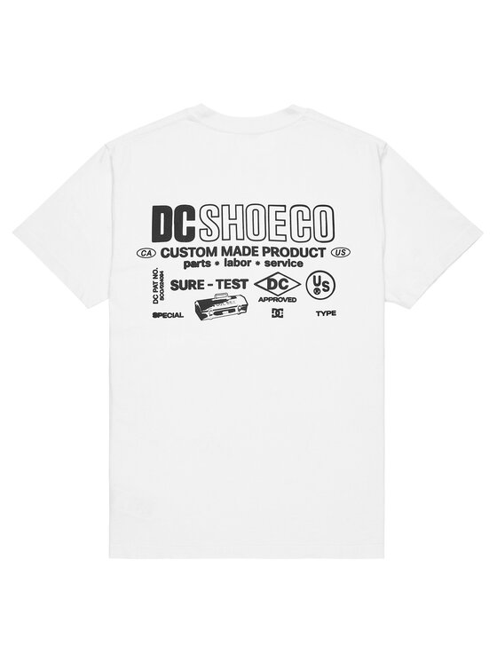 DC Shoes DC Shoes Camiseta Made Custom EDYZT04368 Blanco Regular Fit