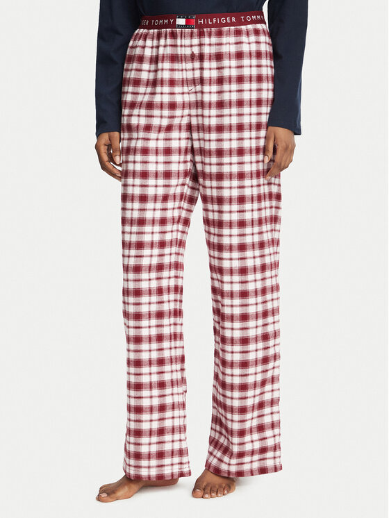 Tommy Hilfiger Tommy Hilfiger Pantalones de pijama UW0UW06624 Rosa oscuro Regular Fit
