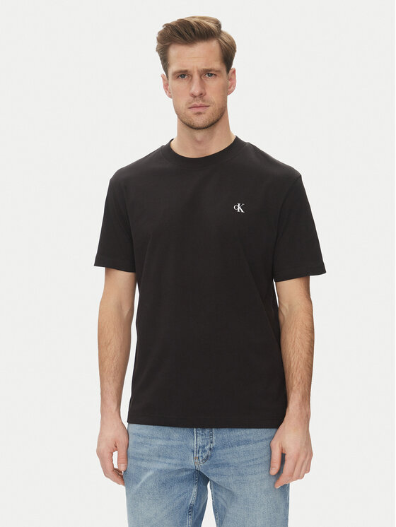 Calvin Klein Jeans Calvin Klein Jeans T-shirt Painted J30J327523 Nero Regular Fit