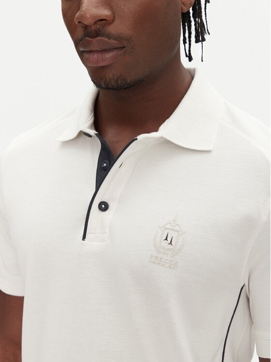 Aeronautica Militare Aeronautica Militare Polo majica 251PO1868P347 Écru Regular Fit