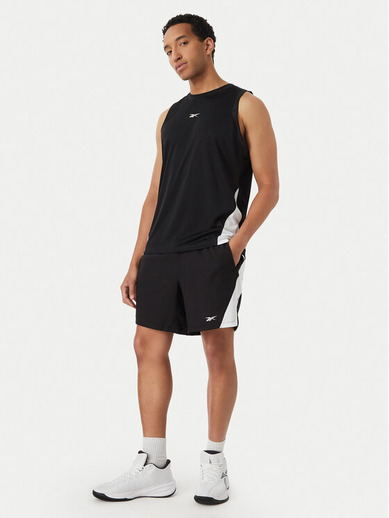 Reebok Reebok Sportske kratke hlače Błażej RK25879CCM Crna Regular Fit
