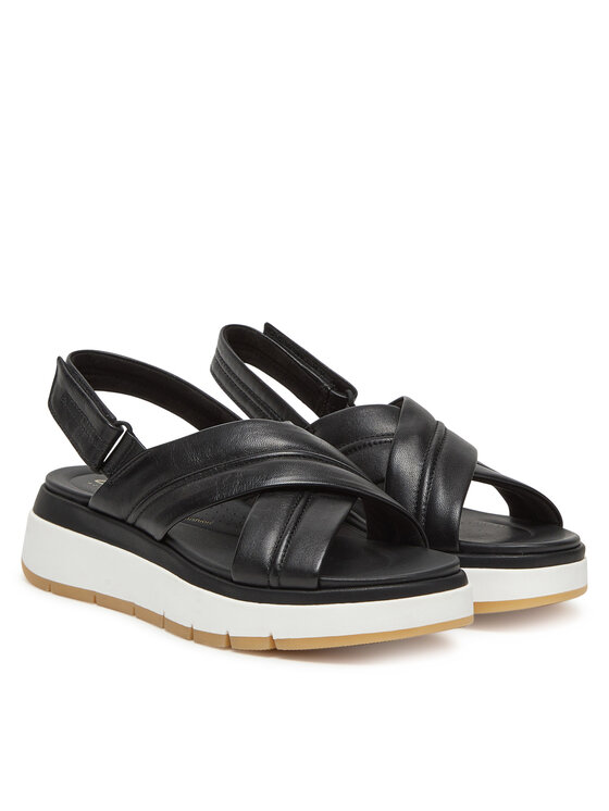 Clarks Босоніжки Clarks Tuscan Cross 26182233 Чорний